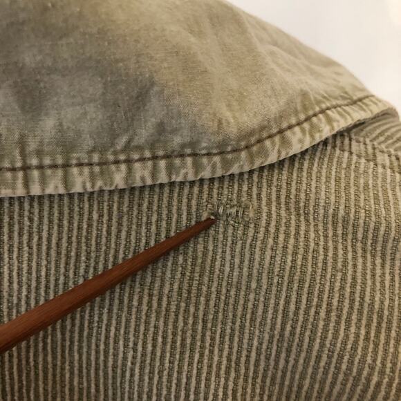 Mustard Seed Corduroy Button Up Shirt Jacket Shacket Small Cotton Pockets Boho - Picture 8 of 10